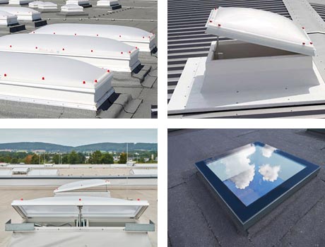 Gamme de coupoles et de lanterneaux modulaires