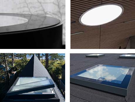 Lichtkoepels en platdakramen