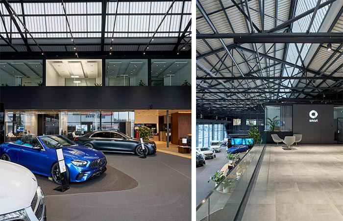 Dealer Mercedes-Benz cu luminator GRILLODUR®