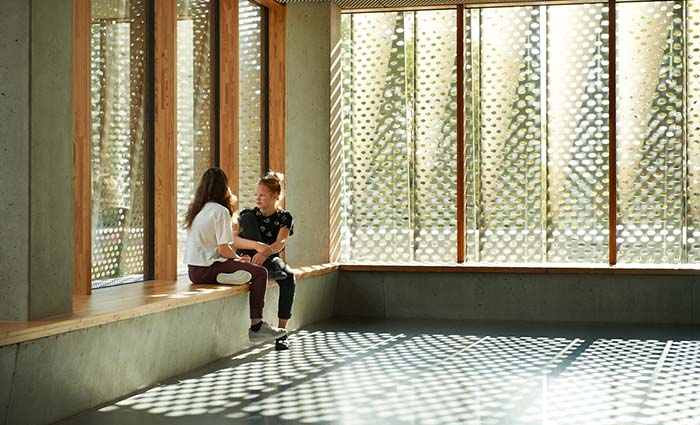 Hessenwaldschule with daylight