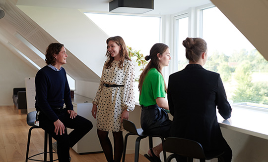 A group of people at VELUX Commercial