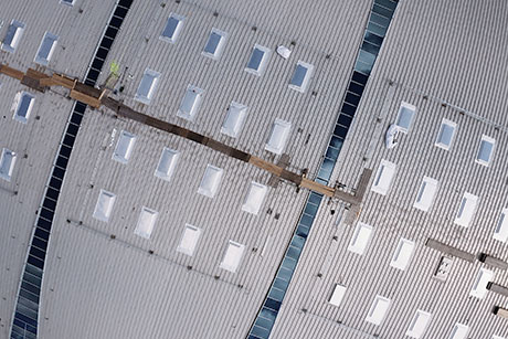 Cupole luminatoare în Messe Karlsruhe