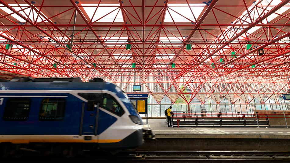 Nádraží Almere-Centrum, světlíkové kopule