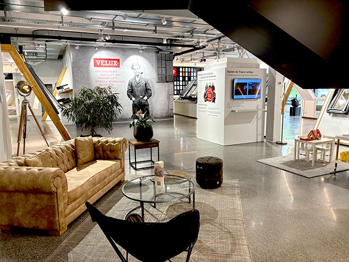 VELUX Commercial Showroom in Aarburg, Schweiz