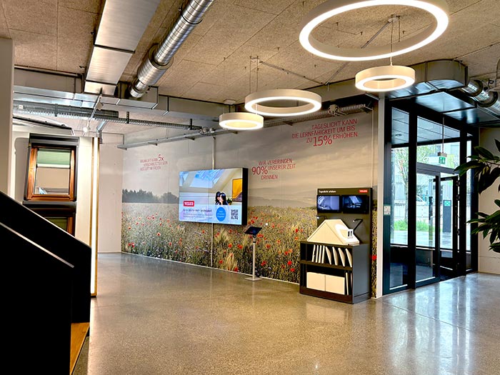 VELUX Commercial Showroom in Aarburg, Schweiz