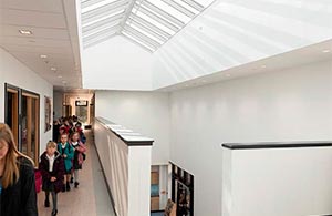 VELUX Modular Skylights in Tullibody school