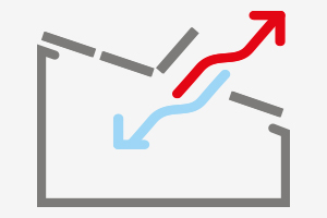 Pictogram 'principal avantage, confort intérieur et sécurité garantis'