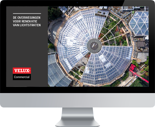 VELUX Commercial whitepaper voor renovatie van lichtstraten