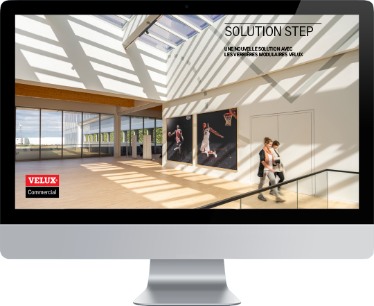 Skylights - Step solution in screen
