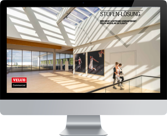 Skylights - Step solution in screen