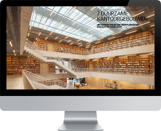 Modulaire lichtstraten​ - 7 Duurzame Kantoorgebouwen in scherm