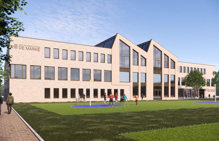 Sheddaken op het Etty Hillesum Lyceum