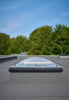 Takljuskupol i akryl 2-skikt klar ljus