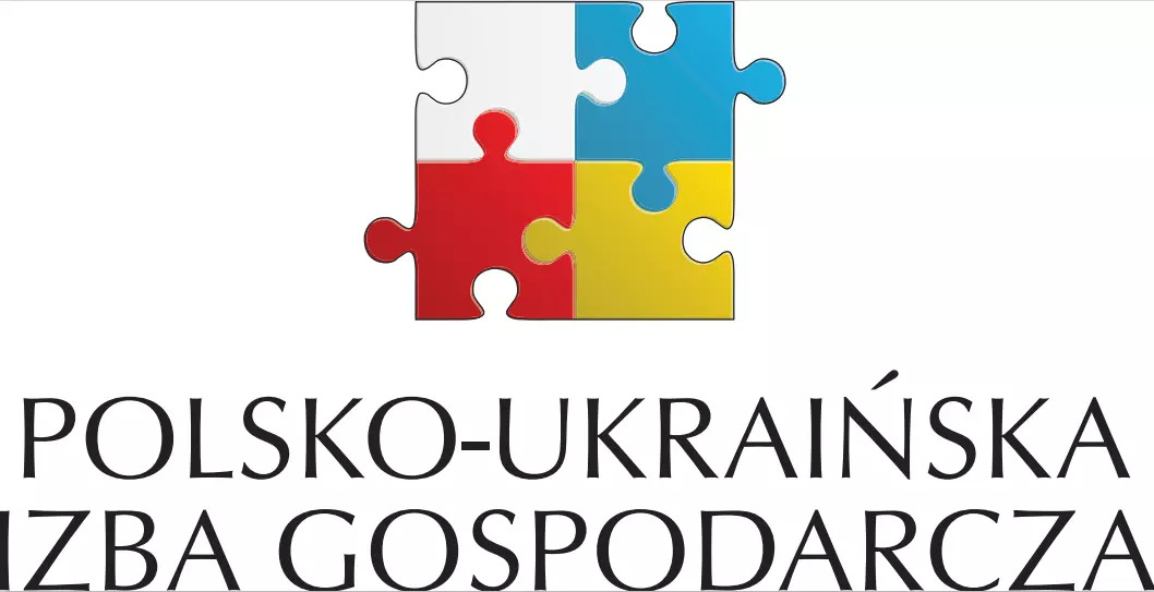 Alt text: Logotyp Polsko-Ukraińskiej Izby Gospodarczej (PUIG)
