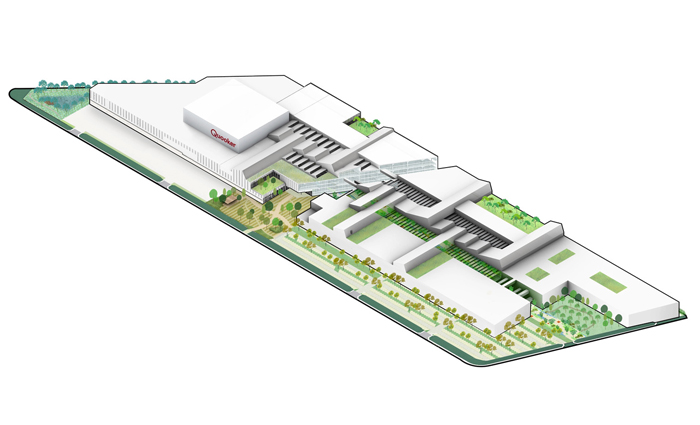 Quooker gebouw plattegrond
