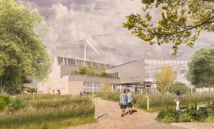 Quooker gebouw van voren
