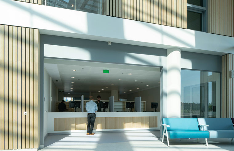 Daglicht bij het Rijnstate ziekenhuis in Elst