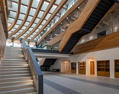 Atrium skylights in Hydrographic Office