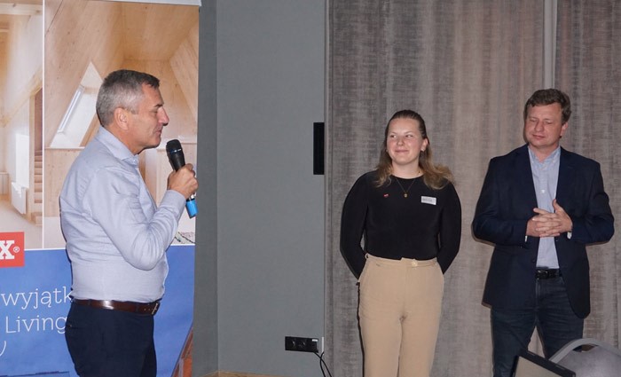 Prezentacja na wydarzeniu VELUX i VELUX Commercial dla architektów w Olsztynie