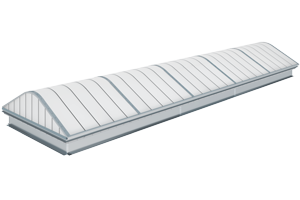 Pasma świetlne GRILLODUR® ze sklepieniem kolebkowym - ilustracja zewnętrzna