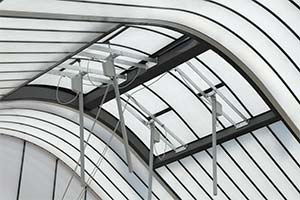 Sistem de ventilație pentru luminator GRILLODUR®, vedere interioară