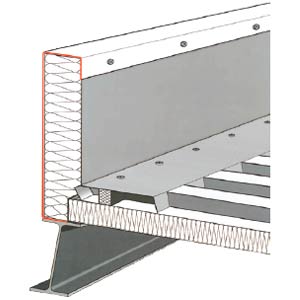 Zargendetail Thermo- und Isolierdach