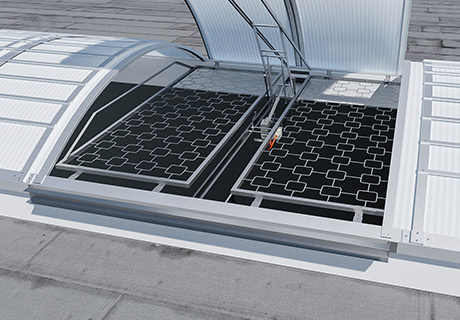 Doorvalveiligheidssysteem LB-DDS voor ventilatiekleppen van lichtstraten