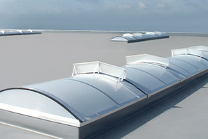 Vario Therm cu deflectoare de vânt cu montaj pe acoperiș terasă