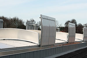 PC-lysbånd med brandventilation