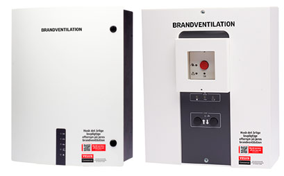 Kontrollcenter för brandkontroll av takfönster