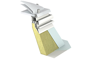 Lanterneau avec dôme PLUS et costière isolée ISO-THERM 60 mm