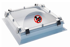 Lichtkoepel inbraakwerend