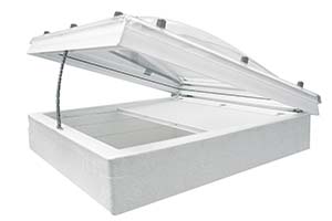 Afbeelding van binnenzonwering voor een lichtkoepel