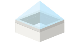 Dome rooflight - Pyramid