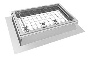 Staaldraadnet doorvalveiligheid