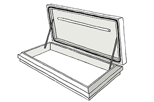 Ilustrația unei cupole luminatoare speciale