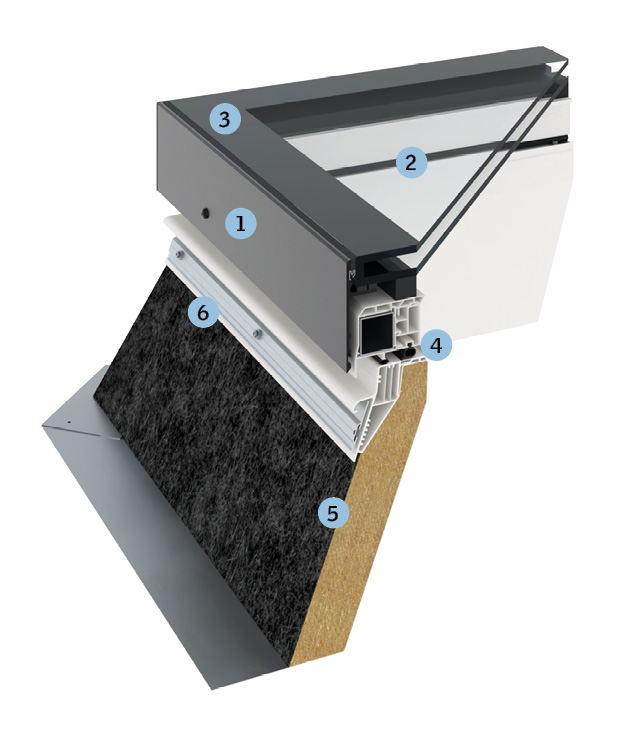 Top 100 Glass mit Metall-Aufsetzkranz