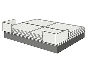 Ilustrație a luminatoarelor cu trapă TOP Light flap