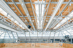 GRILLODUR® Tageslichtlösung, Sportzentrum Bertrange, Luxemburg