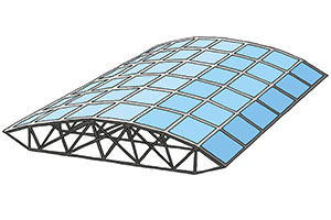 BA-Aufsatz-Verglasungssystem - Glasdachsystem