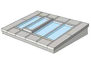 Afbeelding van roedensysteem Easy lessenaarskap