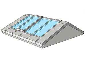 Afbeelding van roedensysteem Easy met zadeldak