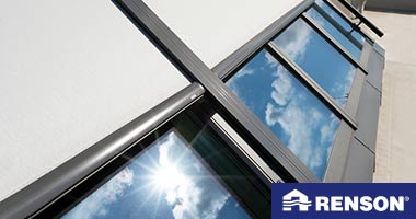 Lichtstraten met zonwering in samenwerking met Renson 