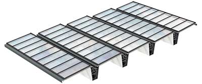 Ilustracja pasmo świetlne Atrium 