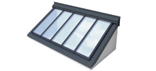 Illustration of Wall-mounted Longlight - a VELUX Modular Skylight solution