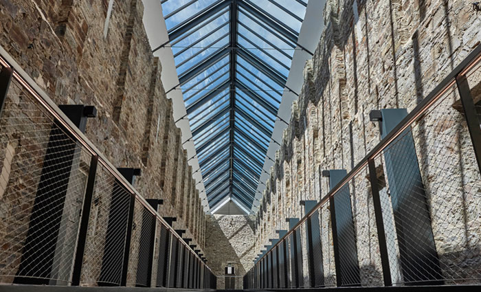 Bodmin Jail Hotel i Cornwall, Storbritannien, efter renovering