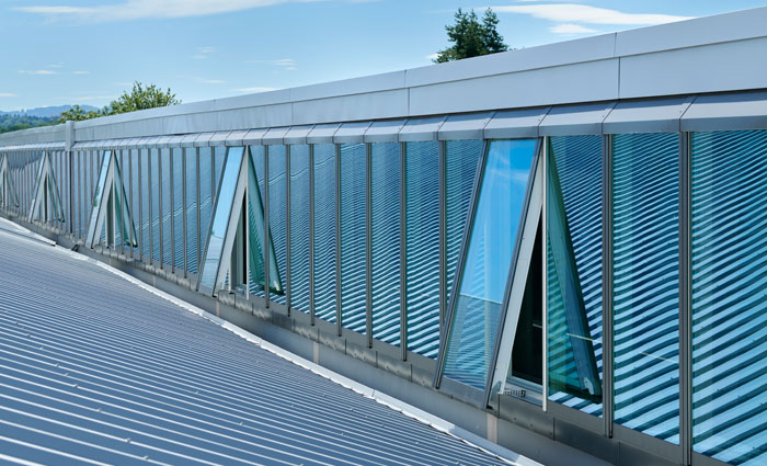 Georg Fischer Wavin AG w Szwajcarii, po instalacji produktów VELUX Commercial