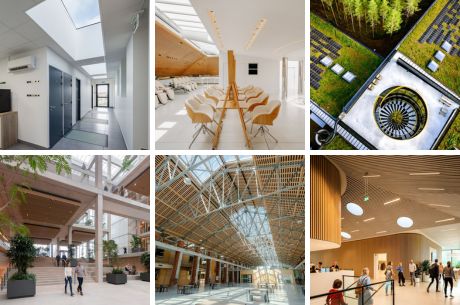 Selection of reference cases of VELUX Commercial France