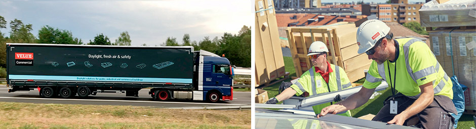 Montageservice van VELUX Commercial