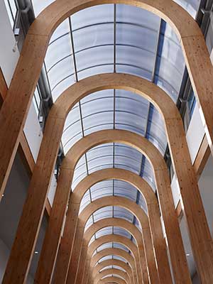 Continuous Rooflights - polycarbonate